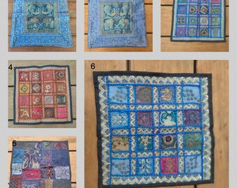 Patchwork cushion cover
