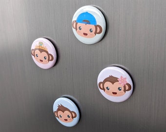 Personalisierungsmagnet (für Routinentabelle oder Prämienshop) - Monkii