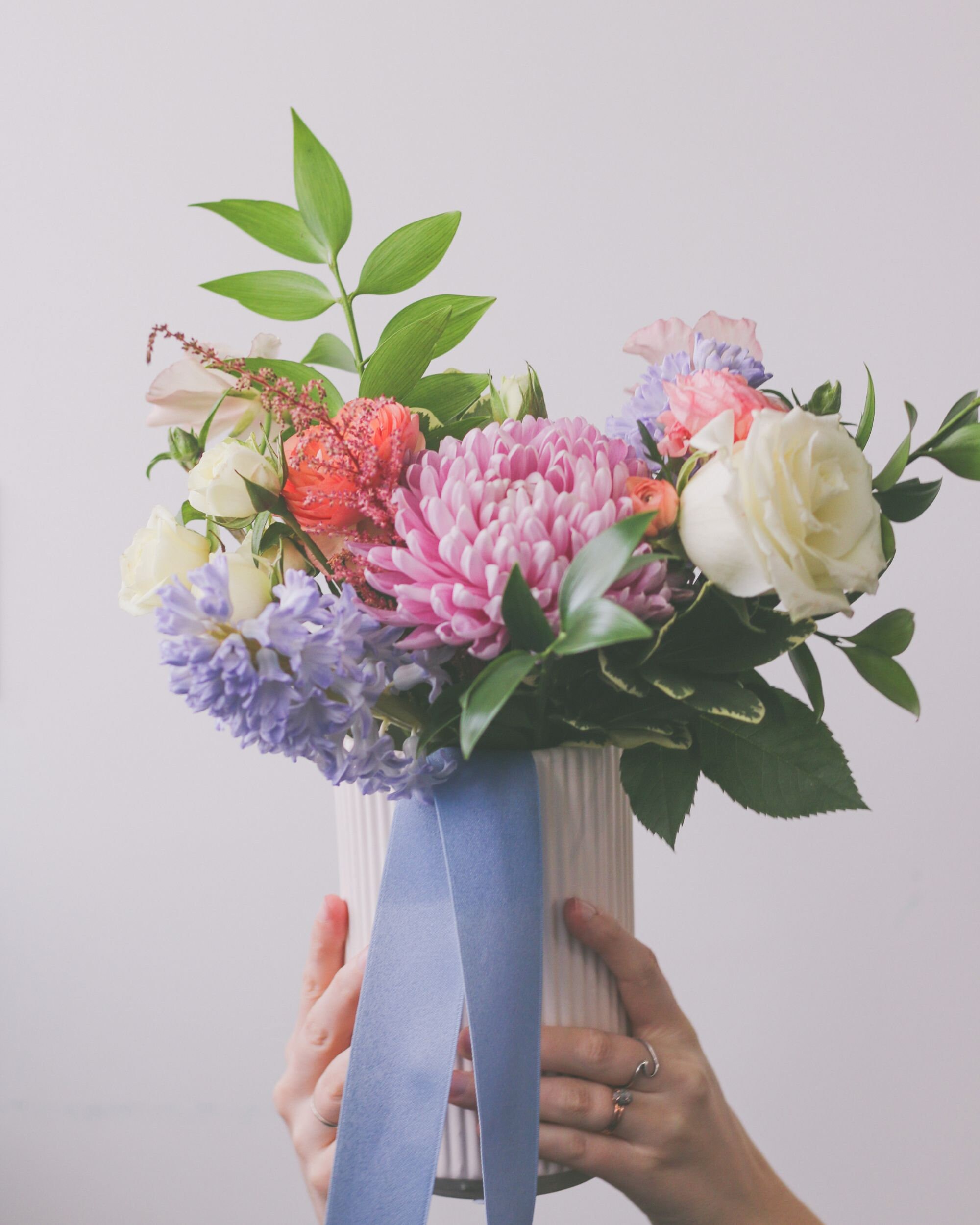 Dusty Blue Wedding Ribbon Blue Floral Ribbon Wedding Flower Ribbon - Etsy