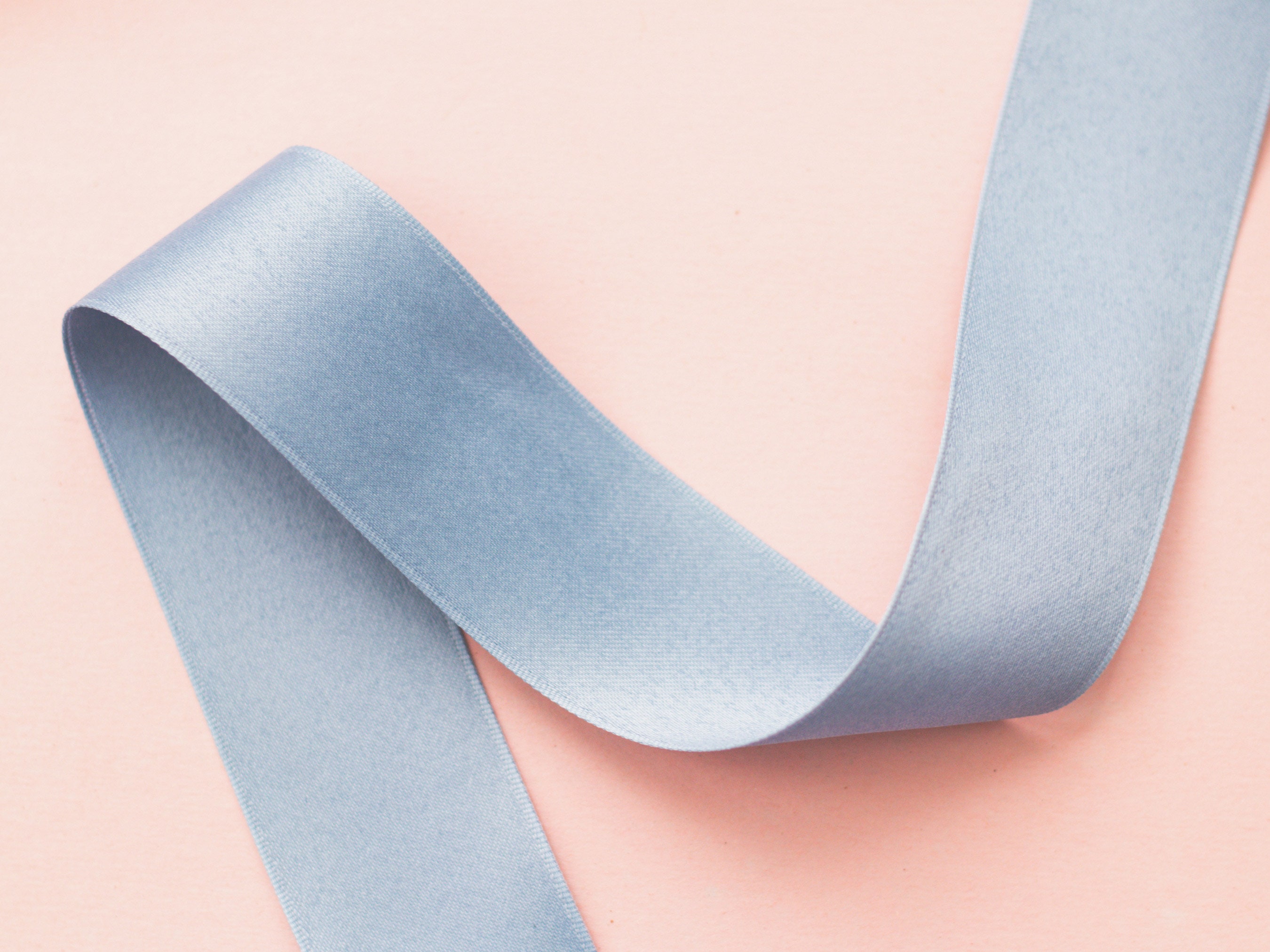 Dusty Blue Satin Ribbon – Bunches Direct USA