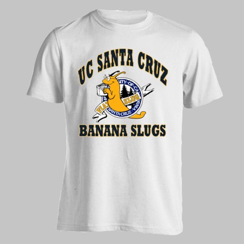 UC Santa Cruz Banana Slugs Pulp Fiction Men's White Etsy