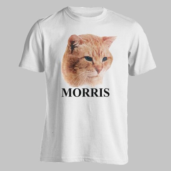 Morris the cat t shirt Clearance