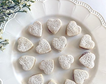 Peruvian Alfajores Homemade 24 Heart-Shaped