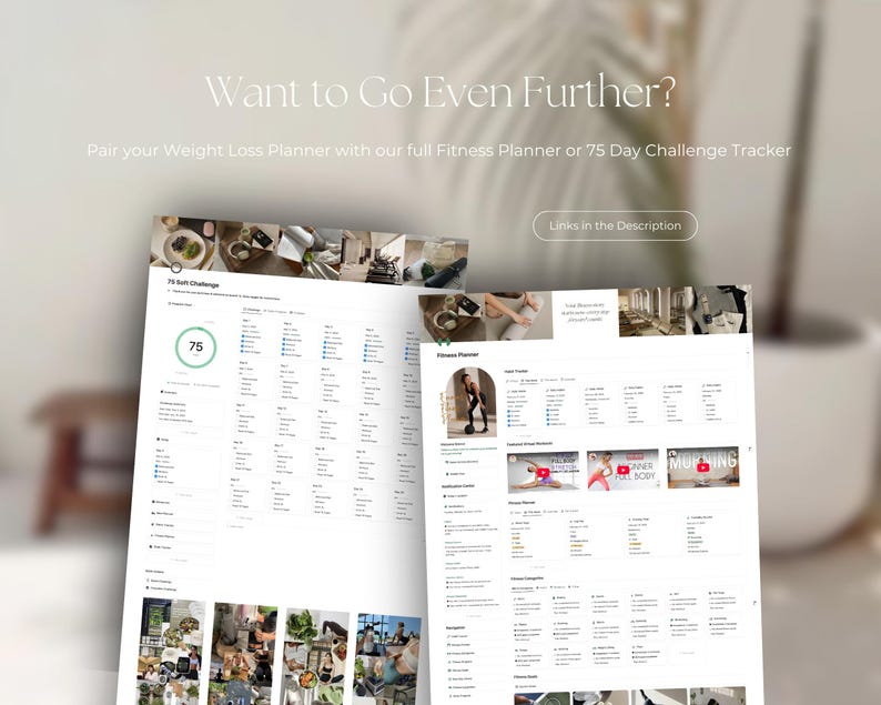 Weight Loss Planner Notion Template | Fitness, Nutrition, and Habit Tracker | with Reward System image 10