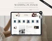 All-in-One Notion Wedding Planner | Guest Hub, Website Template