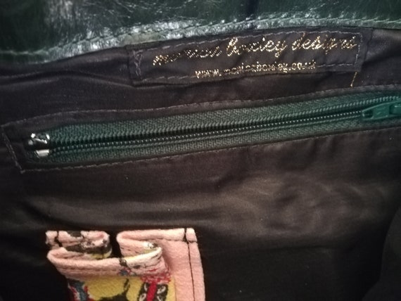Rare: Monica Boxley shoulder/crossover leather bag in… - Gem