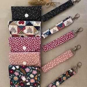 Porte carte + porte clé assortis