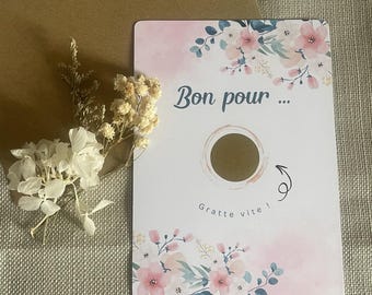 Carte à gratter