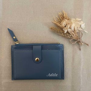 Porte carte personnalisable en simili cuir