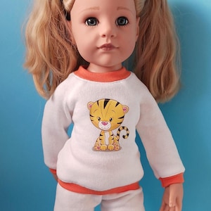White set for Gotz doll 18&quot;/50 cm