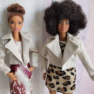 Jacket  for 12&quot; Dolls Made to Move Standard and MTM Curvy