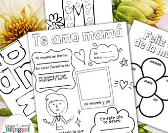 Mother's Day Printables in Spanish for Kids