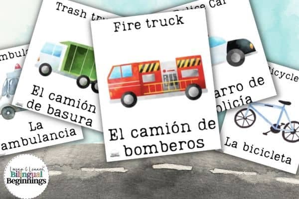 Vocabulary　in　Online　23　Buy　India　in　Vehicles　Transportation　Spanish　Flashcards　Etsy