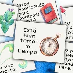 20 Back-to-School Printable Affirmations in Spanish