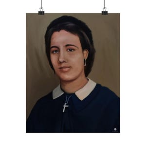 Mother Henriette Díaz DeLille,  Religious, Louisiana History Art, New Orleans Wall Decor, African American Heritage, Poster