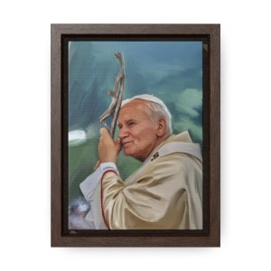 St. John Paul II, Gallery Canvas Wraps, Vertical Frame