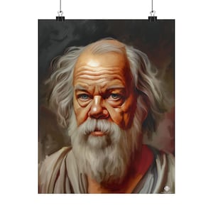 Socrates, Print, Philosophy Poster, Socratic Method, Greek Philosophy