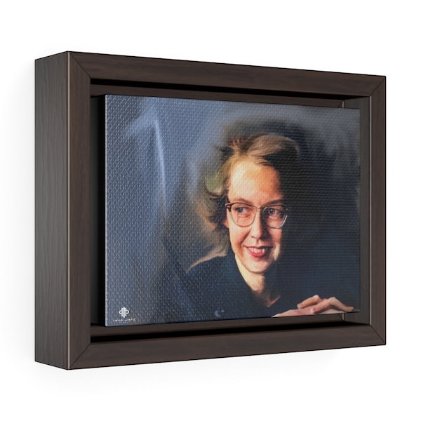 Flannery O'Connor, Author,  Framed Premium Gallery Wrap Canvas