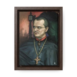 Fr. Gregor Mendel, OSA, Framed Portrait, Father of Genetics