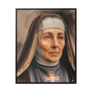 St. Hildegard of Bingen, Gallery Canvas Wraps, Vertical Frame