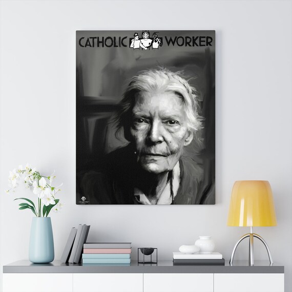Framed Premium Gallery Wrap Canvas The Catholic Worker Dorothy Day Framed Premium Gallery Wrap Canvas The Catholic Worker Dorothy Day