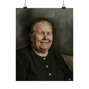 St. Matrona Nikonova of Moscow Mystic Poster Matte Vertical Poster | Orthodox Saint Wall Art