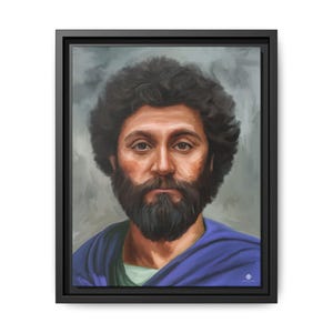 Marcus Aurelius, Framed Portrait, Stoic Philosopher