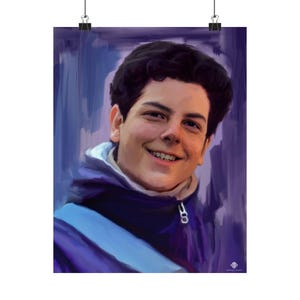 Saint Carlo Acutis Londen Engeland, eucharistische wonderen toegewijde kunst aan de muur, religieus, mat verticale poster