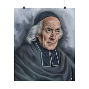 Fr Sébastien Rale SJ Art, Wall Decor, Religious Gift, Catholic Poster, Christian, North American Martyrs Premium Matte Vertical Posters