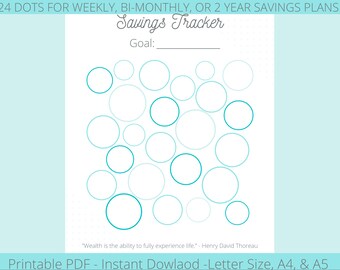 Rastreador de ahorros imprimible, Completar rastreador de dinero, Color en rastreador, Objetivo de ahorro de dinero, Establecimiento de objetivos, Objetivo de ahorro a corto plazo, A4, A5, Carta