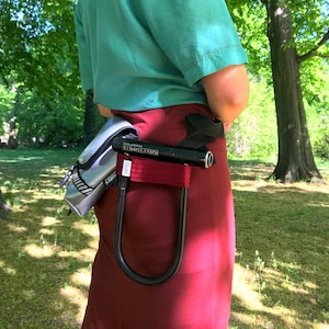 funda con cerradura / funda para bicicleta