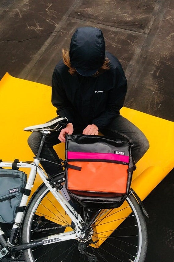 Pink best sale pannier bags