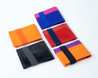 UPCYCLED TARPAULIN WALLET - different colors