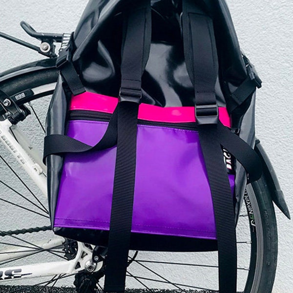 pannier backpack rolltop / PONY / tarpulin backpack / cycling backpack from BAGIRLS