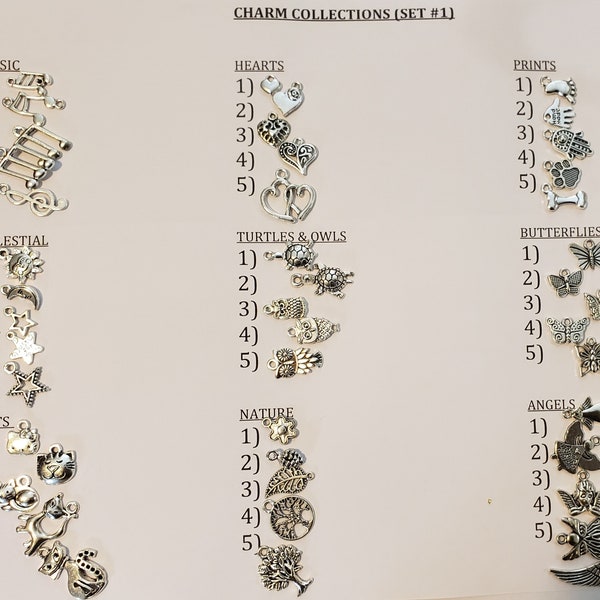 Single Silver Charm Collection - Set #1 (1 Count)