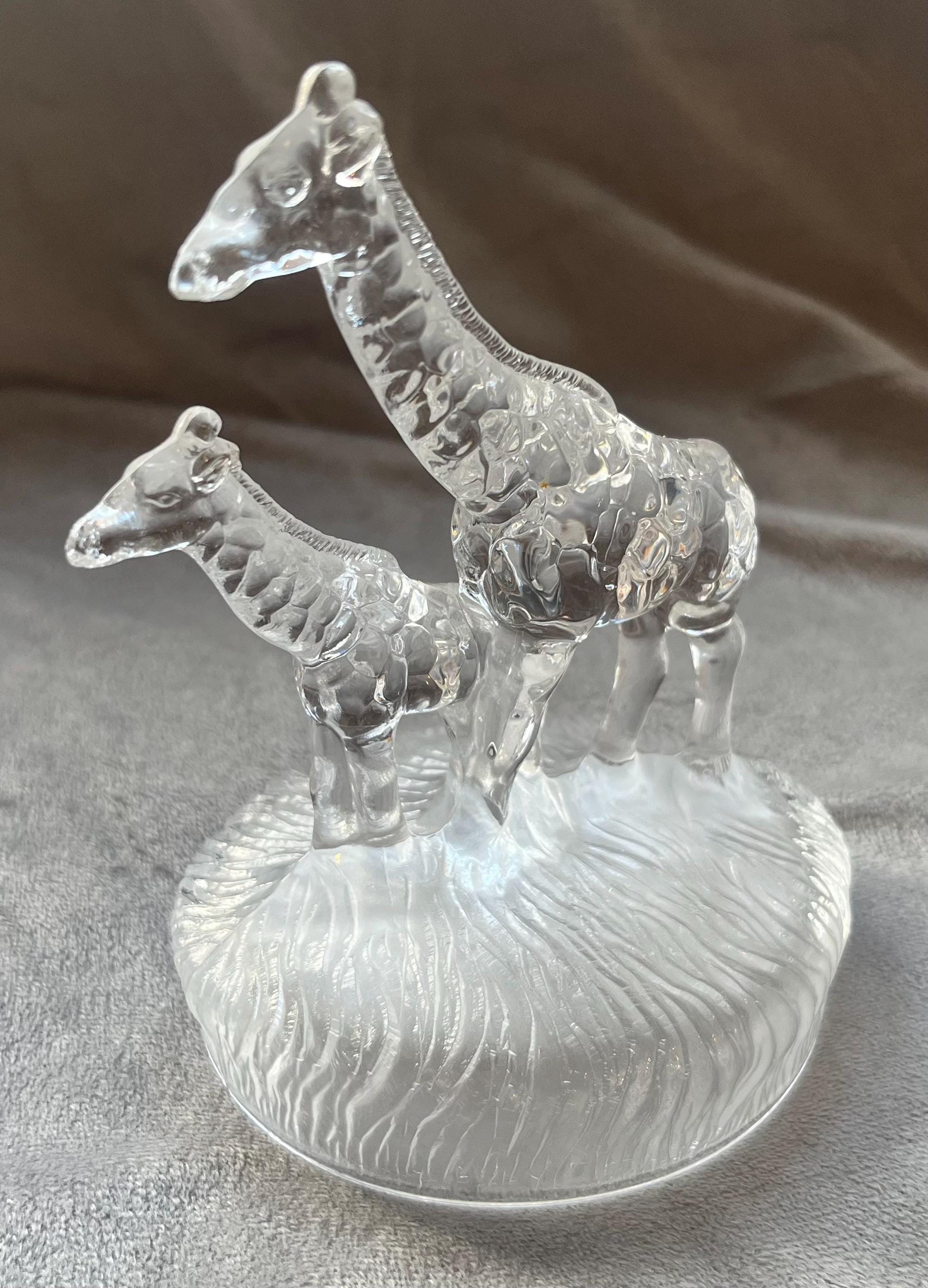Rcr Royal Rock Crystal Glass Figure - Etsy