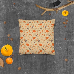 Autumn Basic Pillow Halloween Pillow Fall Pillow Thanksgiving Throw Pillow Decorative Pillow Festive Pillow Halloween Accent Pillow