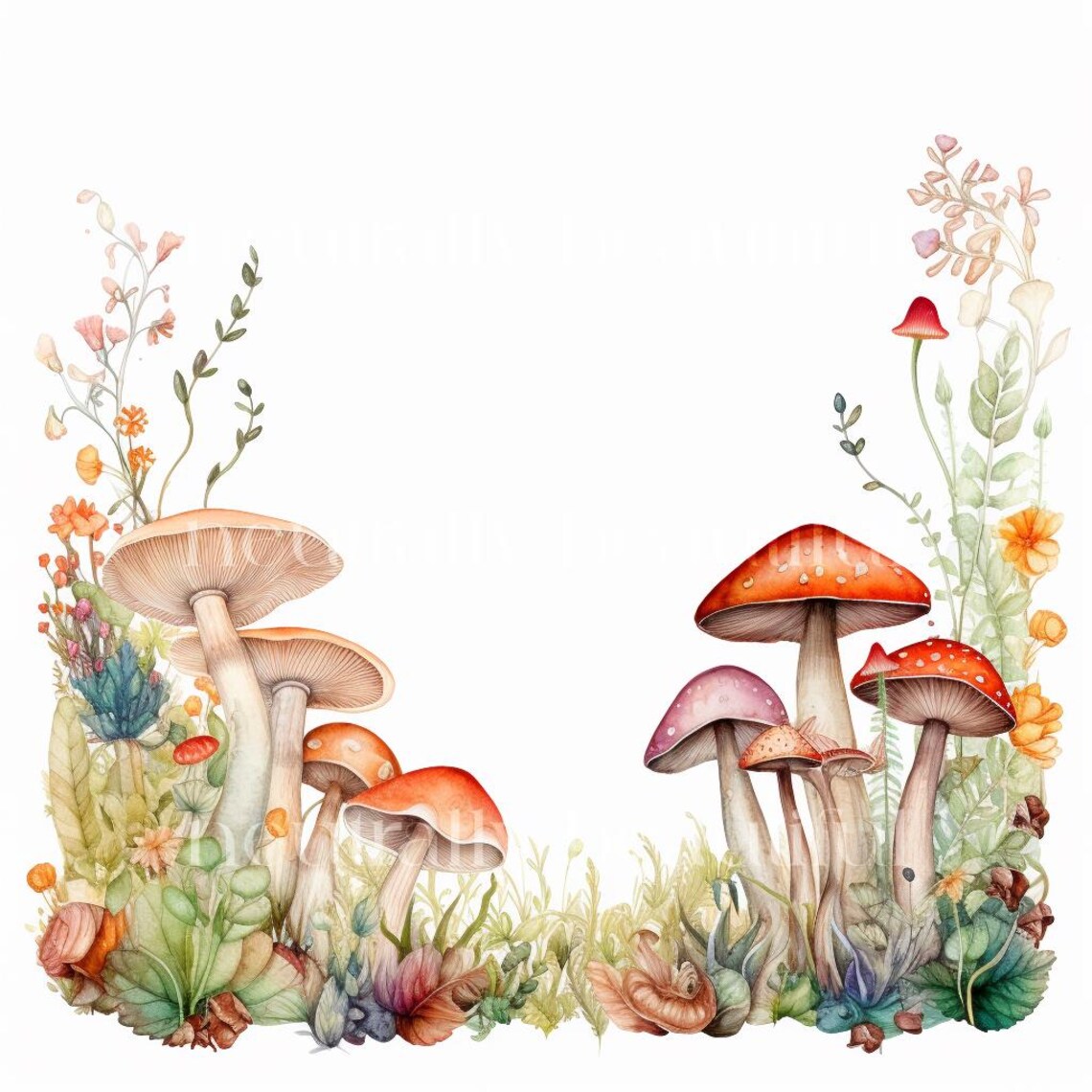 Toad Border 15 X Magical Toadstool Themed Borders & Edges Downloadable Clipart ...