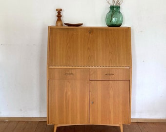 Vintage Mid Century Sekretär Schreibtisch