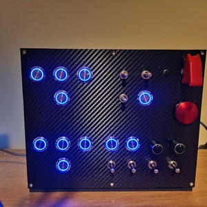 Star Citizen Button Box Full-metal LED Illuminated Switches PC