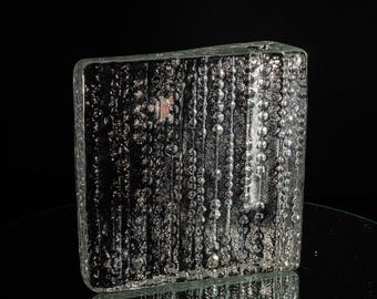 ヴィーゼンタールヒュッテ ブロック花瓶 Ø 12 cm / ブロックガラス花瓶