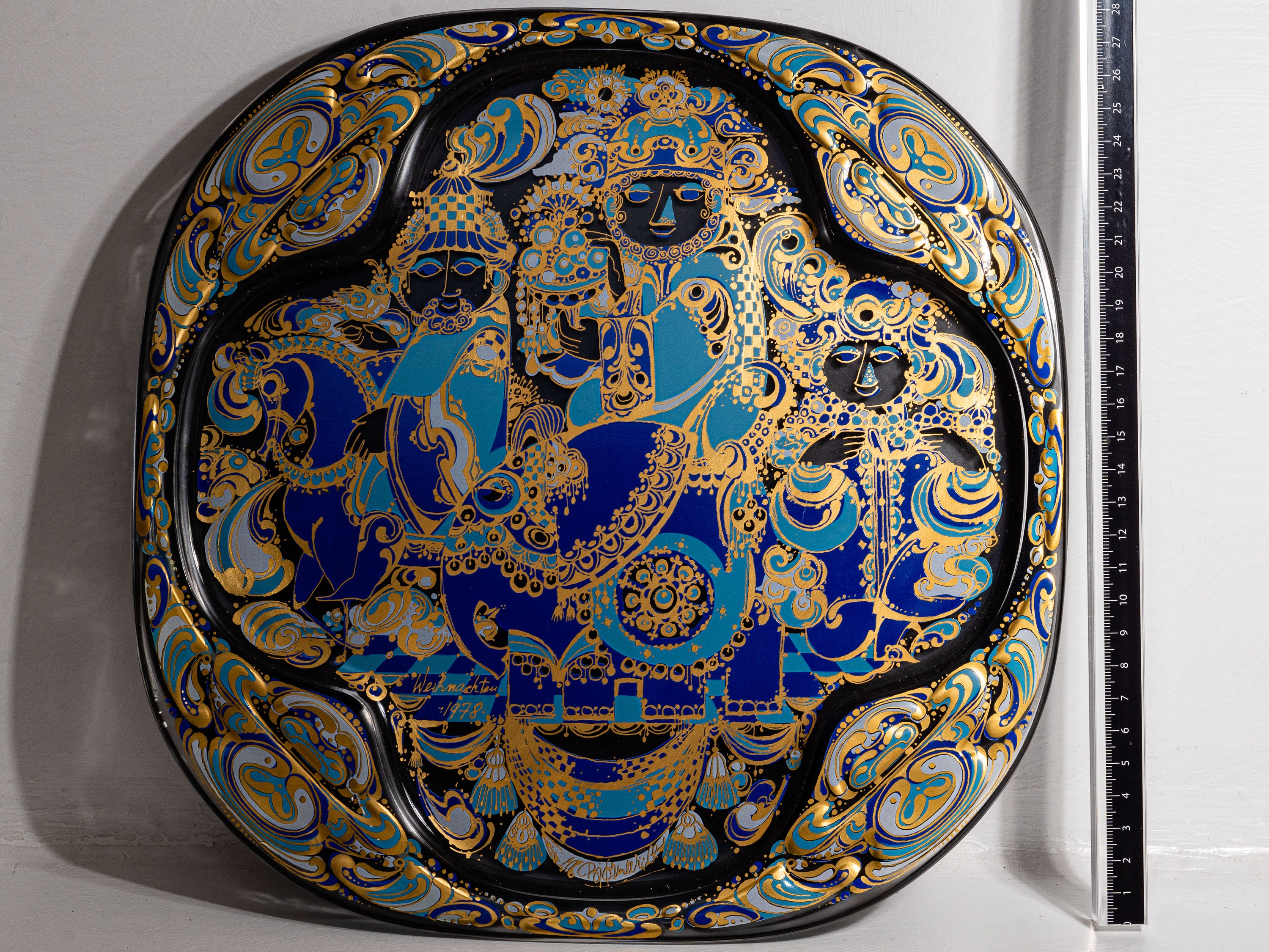 1978 Rosenthal Bjorn Wiinblad クリスマスプレート 1978 Rosenthal Bjorn Wiinblad クリスマスプレート - メルカリ