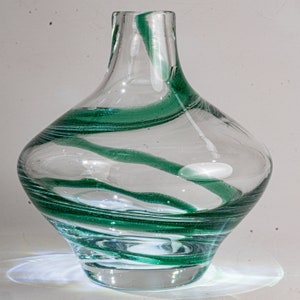 Theresienthal - Vase with spiral pattern (H 17 cm / 1 kg) - Germany 1970-1975