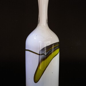 Udo Edelmann - Glashaus Edelmann, Rheinbach - Artistic studio glass vase (H 24.5 cm) - Germany 1980-1989