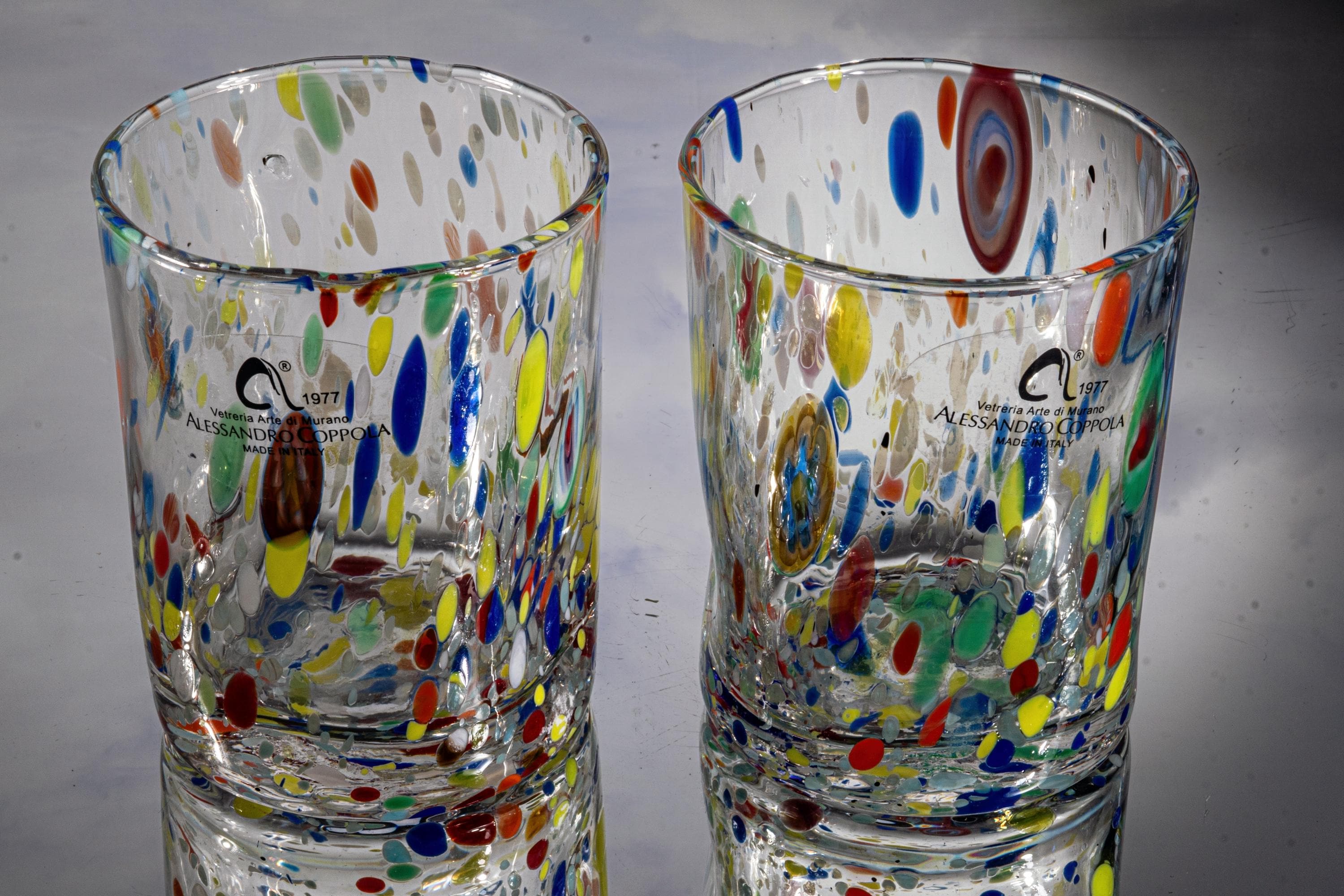 Alessandro Coppola - Vetreria Arte Di Murano - Two Drinking