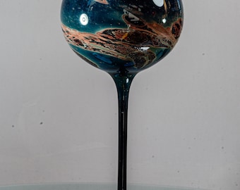 Herbert Müller-Sachs - Sachs Glas - Dekoratives Vasenobjekt aus Lampenglas - Höhe 16 cm - Deutschland 1980-1989