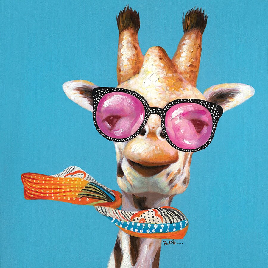 Tableau en Toile Girafe