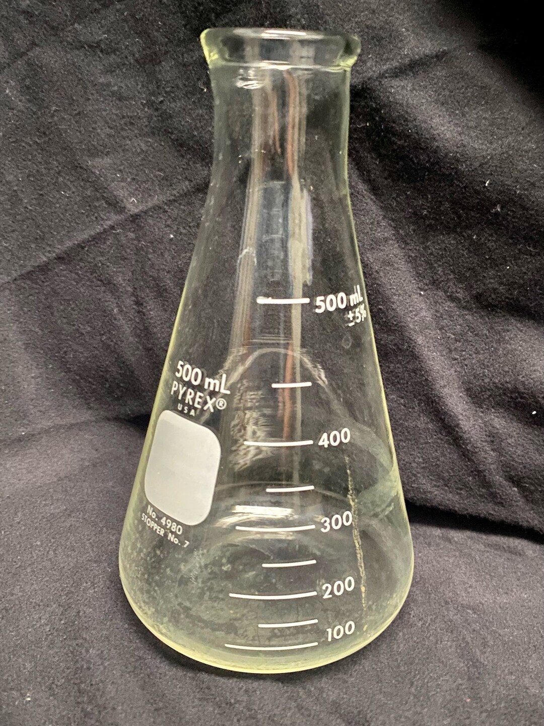 Vintage Pyrex Erlenmeyer Flask 500 Ml Etsy