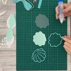 Mermaid Birthday Gable Box | Favor Box | Digital SVG Download - Etsy