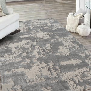 Short pile designer carpet Richmond vintage carpet grey